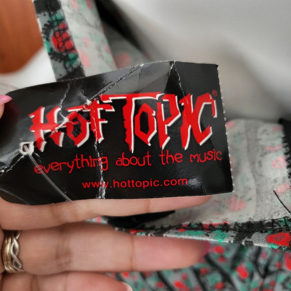 Vintage 90s Hot topic Halter Pinup Retro Dress - Picture 7 of 9